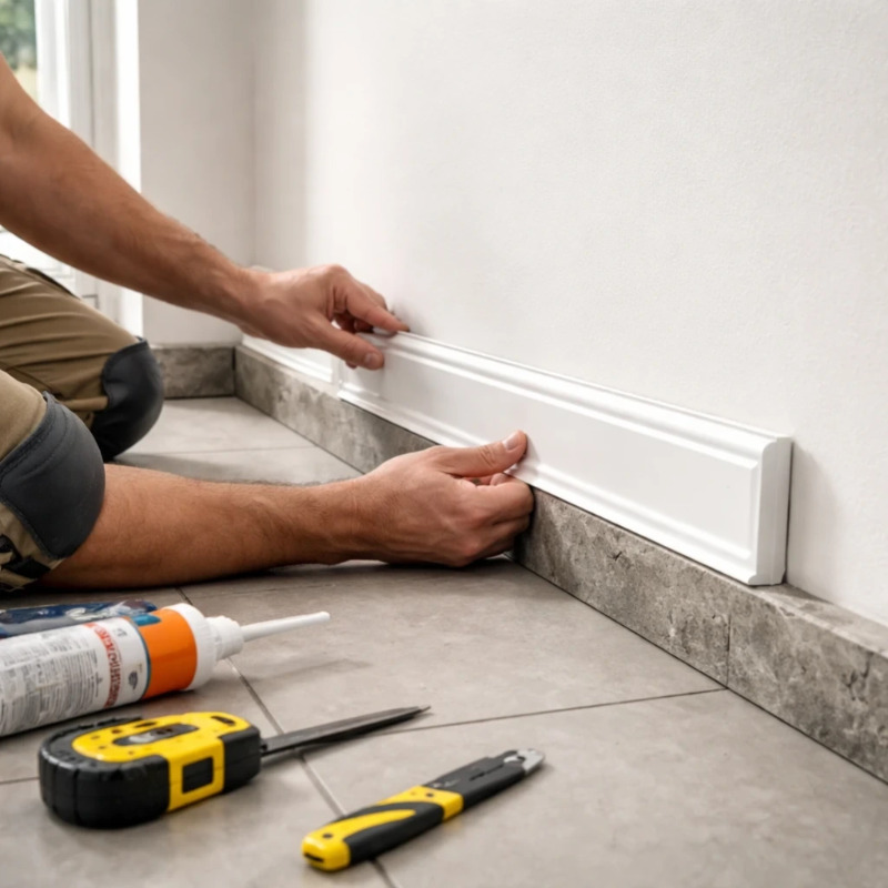 آیا می توان قرنیز پی وی سی را روی قرنیز سنگی قدیمی نصب کرد؟