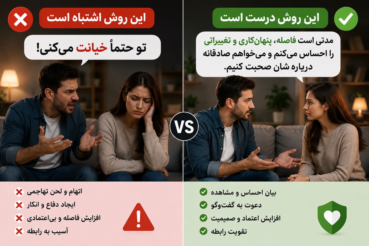 تست روانشناسی خیانت زنان