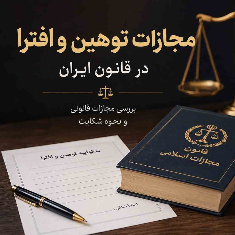 مجازات توهین و افترا در قانون ایران