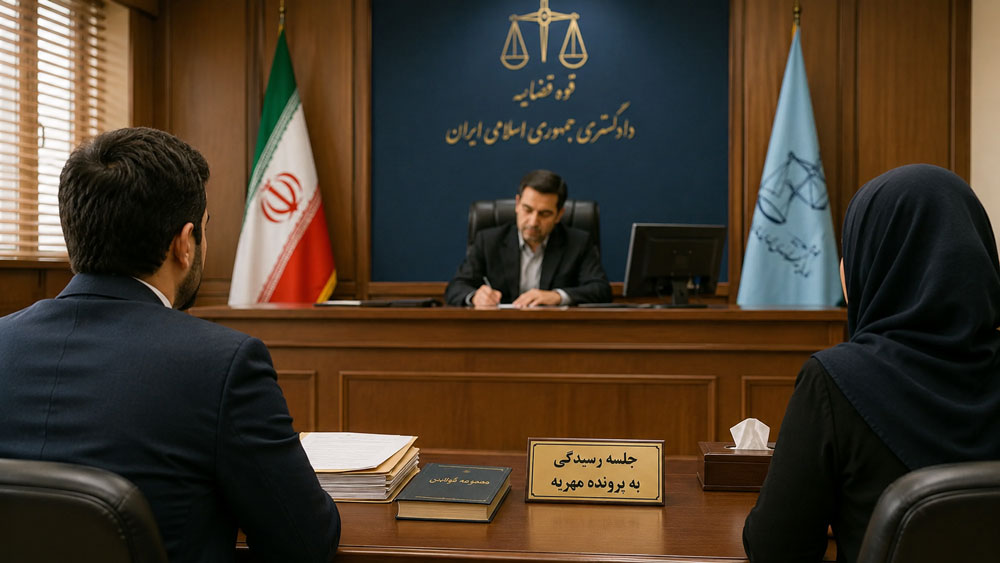 جلسه اول دادگاه مهریه