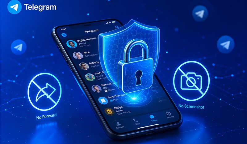 پرایوت شیر تلگرام چیست؟ (آموزش کامل قفل کردن محتوا و جلوگیری از فوروارد)
