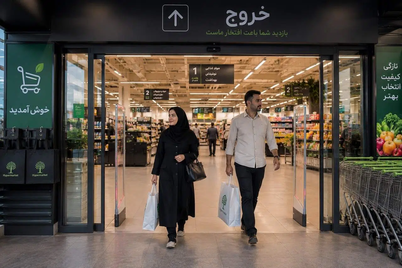 گیت ضد سرقت برای سوپرمارکت